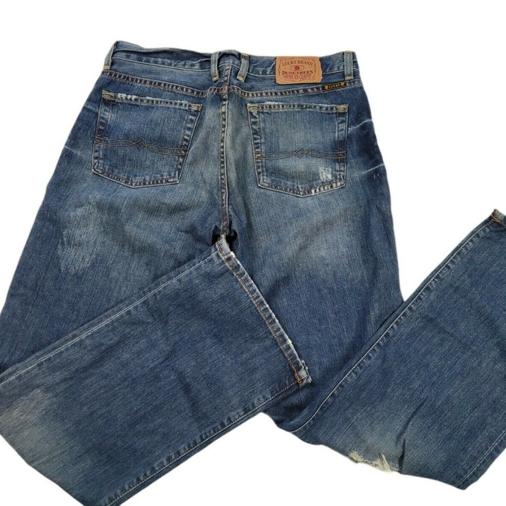 LUCKY BRAND Medium Wash Dungarees Jeans Pants